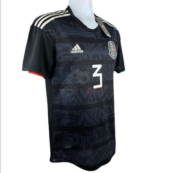 Carlos Salcedo #3 Mexico Home Authentic Mens Soccer Jersey World Cup - Picture 7 of 12